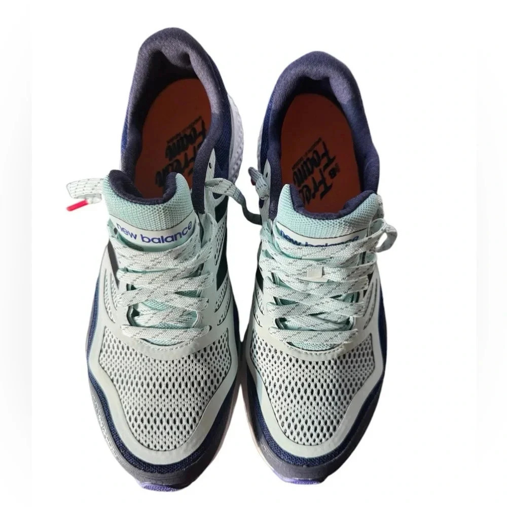New Balance Women’s Fresh Foam Gobi Navy Blue & Mint - Size 11 - Picture 2 of 9